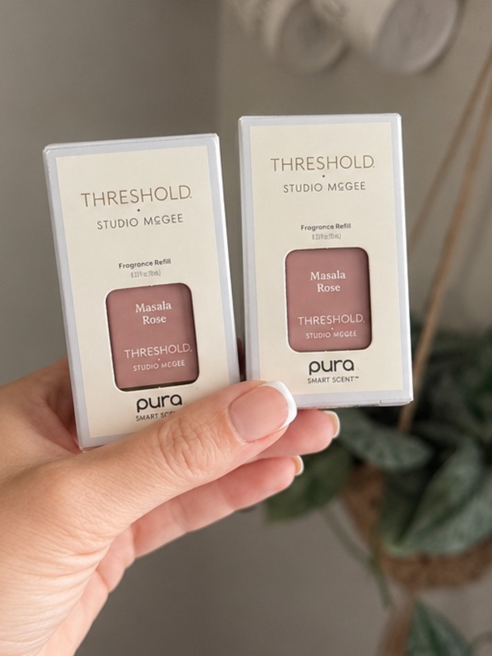 Pair of Studio McGee Masala Rose Fragrance Refills - Dusty Rose